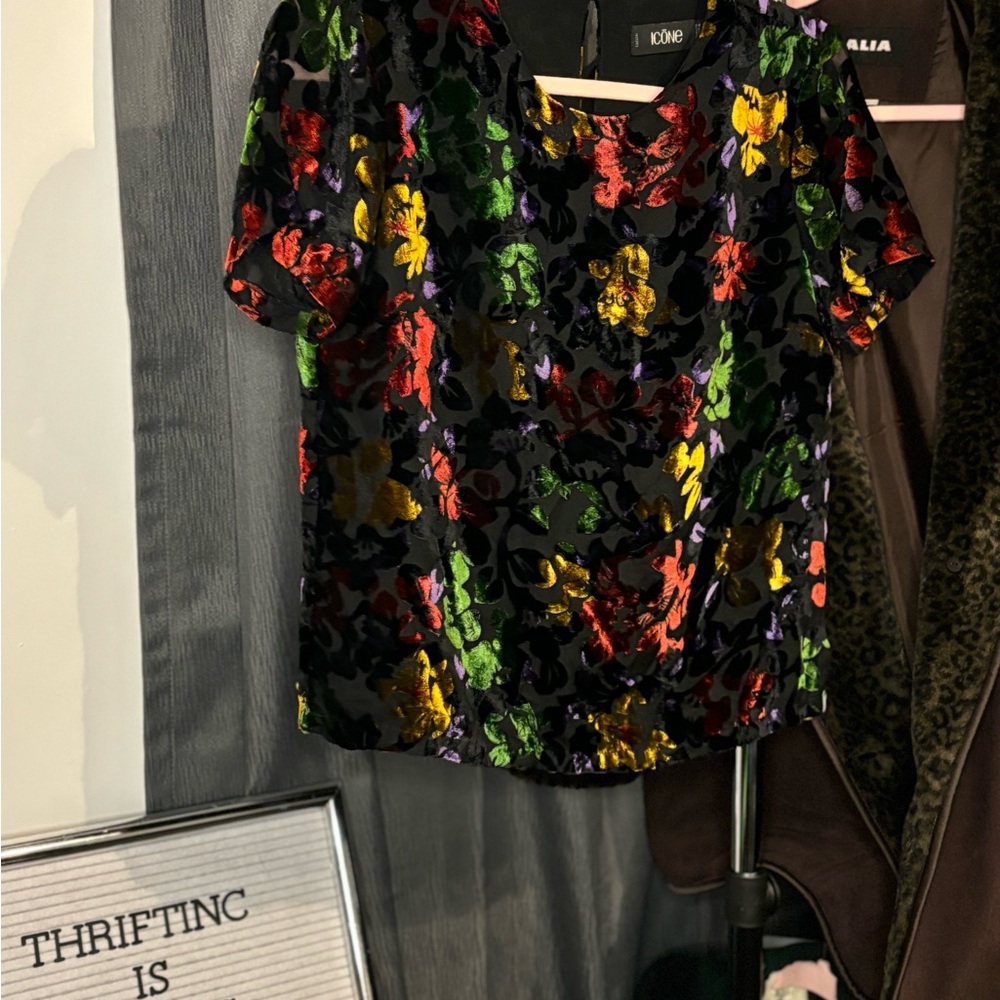 Colorful Floral Women's Top